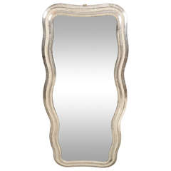 Silvered Wood Mirror Silvered Wood Mirror