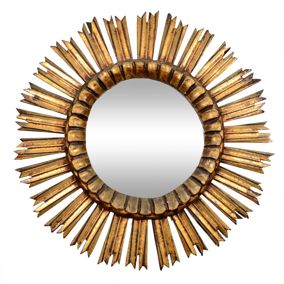 Giltwood Sunburst Mirror