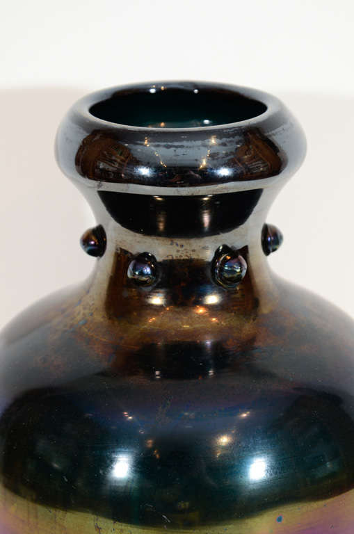 British A Late 19th Century Glass Vase by Thomas Webb, Mounted as a Lamp For Sale