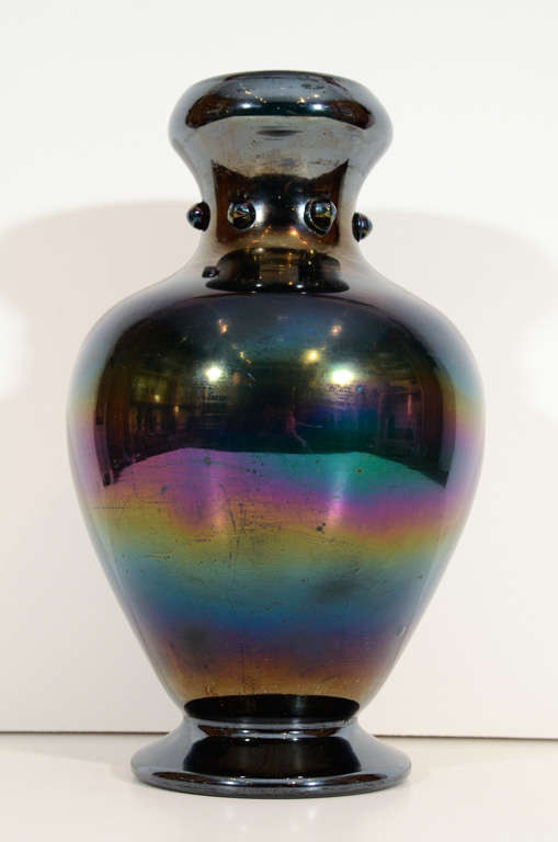 A Late 19th Century Glass Vase by Thomas Webb, Mounted as a Lamp In Excellent Condition For Sale In New York, NY