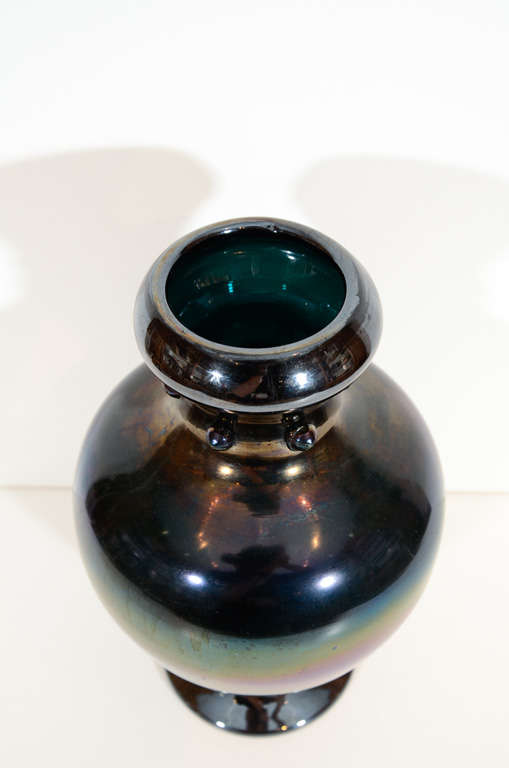 A Late 19th Century Glass Vase by Thomas Webb, Mounted as a Lamp For Sale 2