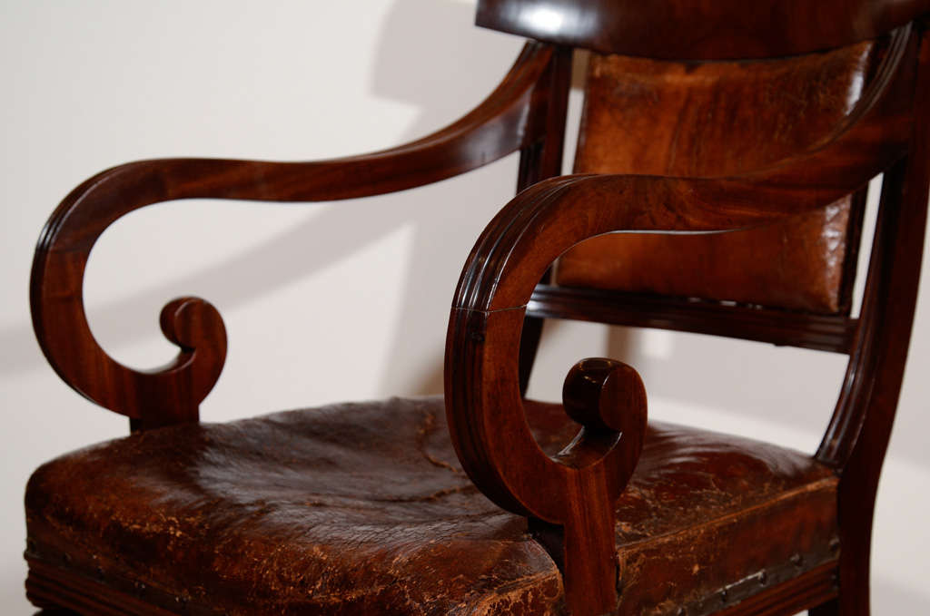 A George IV Mahogany Armchair 1