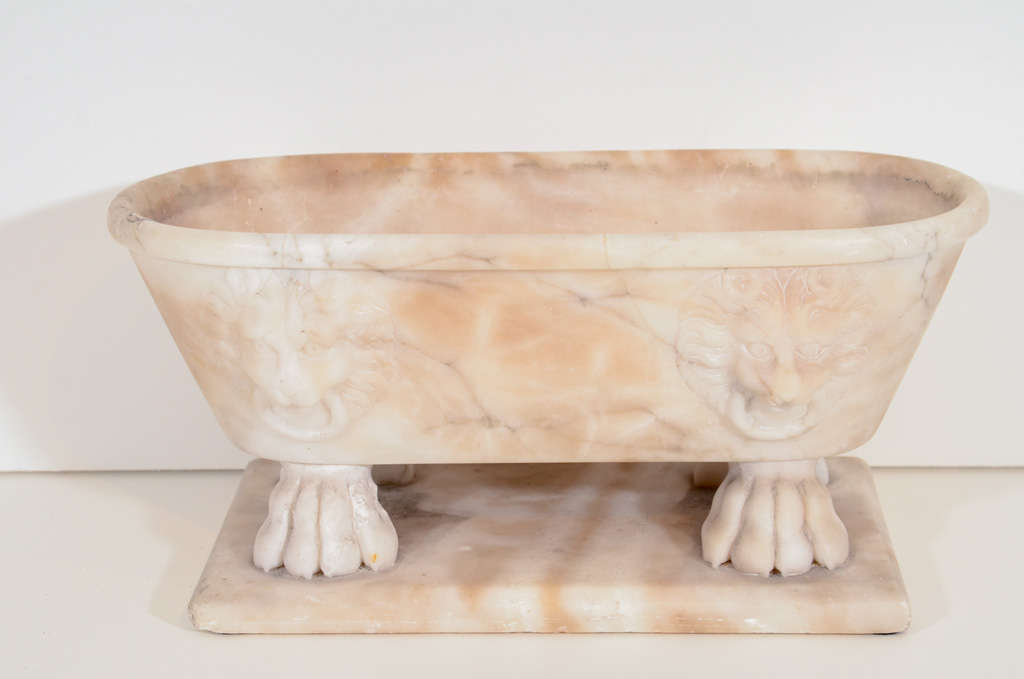 A 19th Century Grand Tour Alabaster Bath