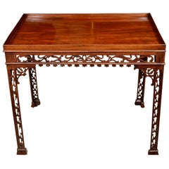 Mahagoni-Silbertisch aus der Zeit von George II.