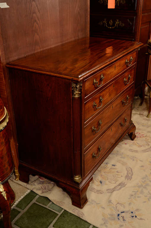 George II Chippendale Chest In Good Condition In Westwood, NJ