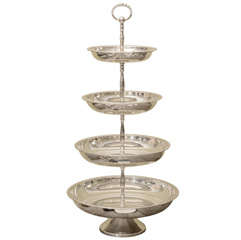 Tiered Silverplate Server