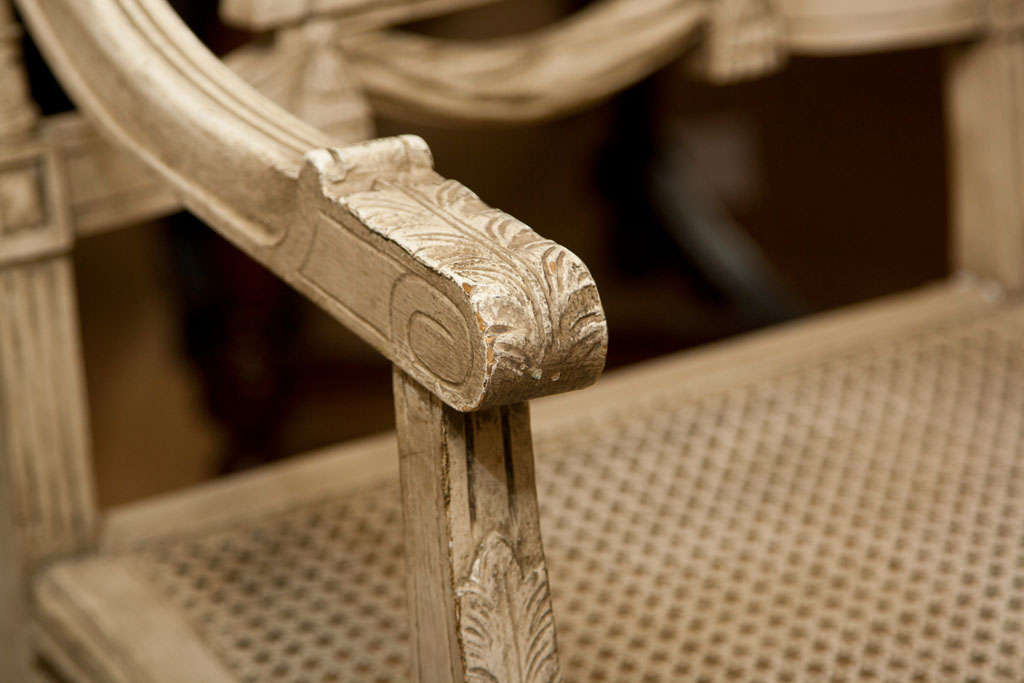Swedish 19th Century Gustavian Arm Chair