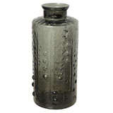Large Smoke Crystal Vase by Timo Sarpaneva