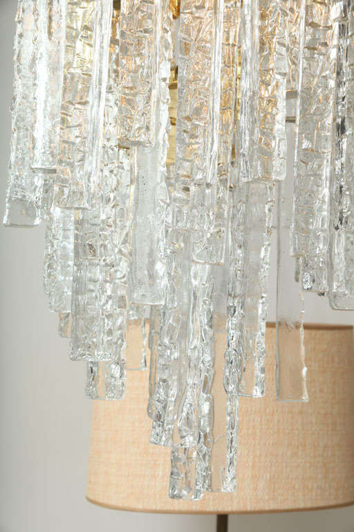 Magnificient Pair of Italian Glass Chandelier. 3