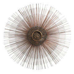 Large Metal Sunburst Wallsculpture.