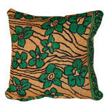 Vintage Kantha Cloth Pillow