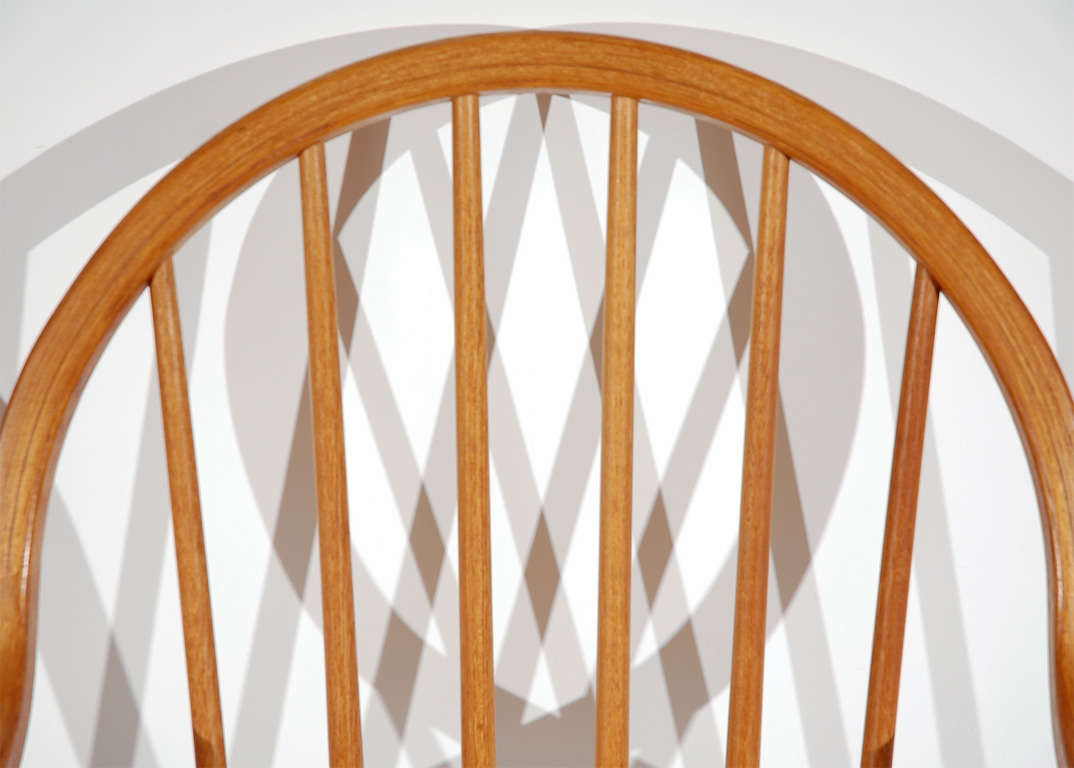 Danish Set of Six Windsor Dining Chairs