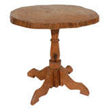 Small Rustic Pedestal Table