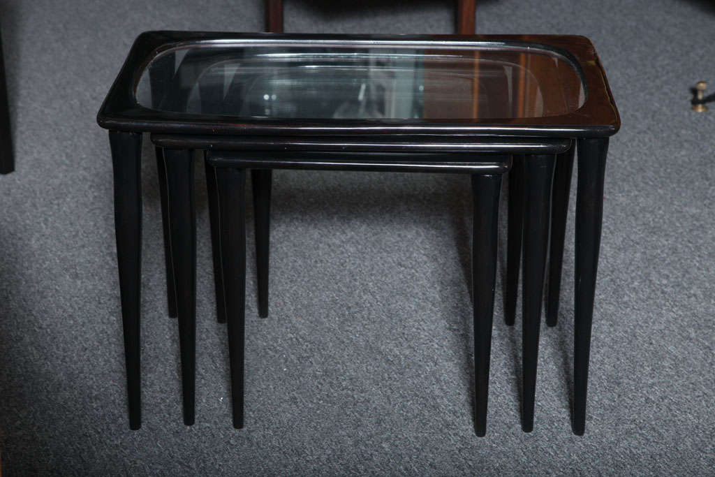 Italian Nesting Tables Designed By C. Lacca