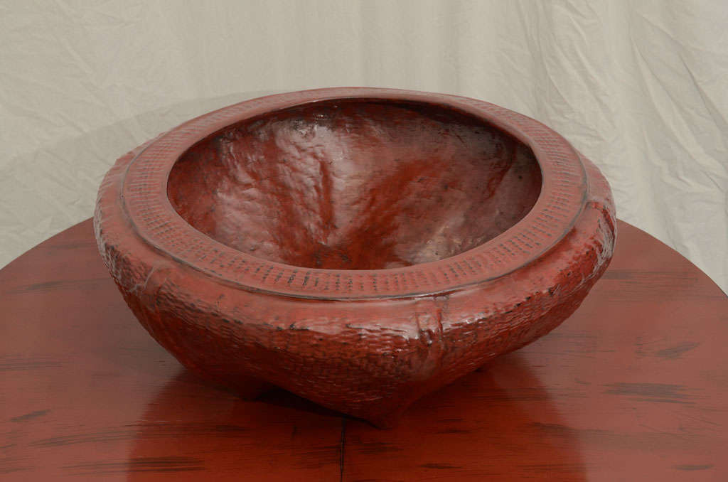 Late 19th century Burmese offering bowl.