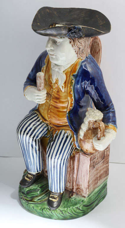 English Wood Family Sailor Toby Jug For Sale