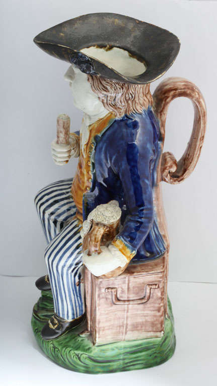 Wood Family Sailor Toby Jug In Excellent Condition For Sale In New York, NY