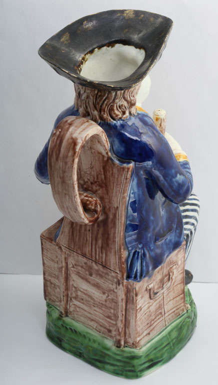 Pottery Wood Family Sailor Toby Jug For Sale