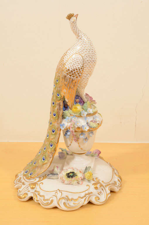 Royal Crown Derby Peacock