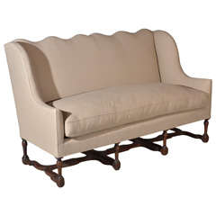 Italian walnut canape