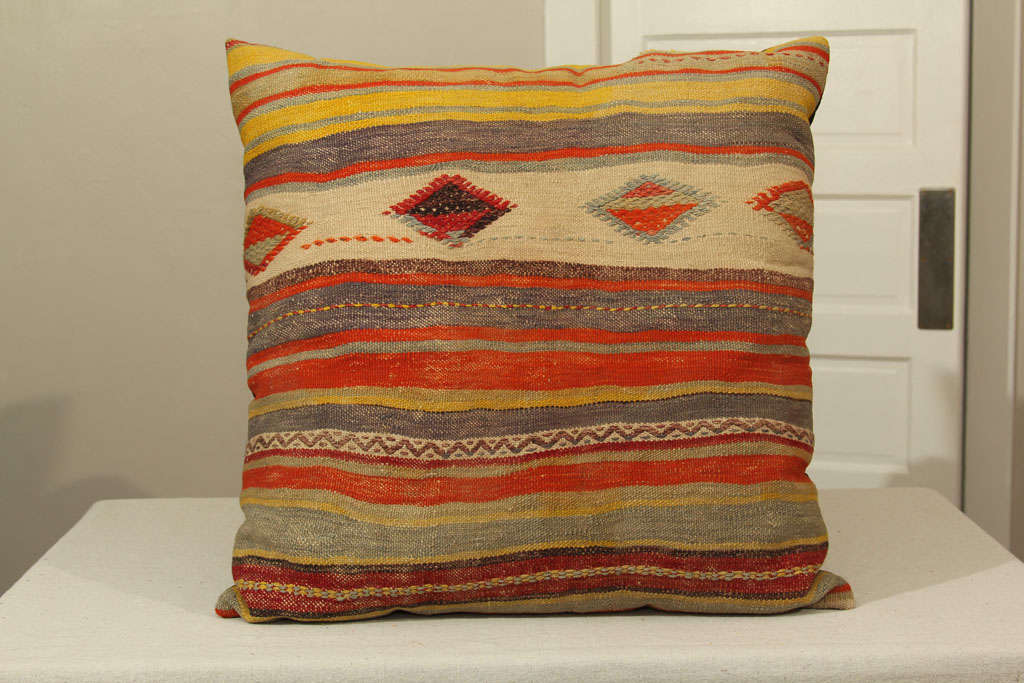 Vintage Kilim Floor Pillow