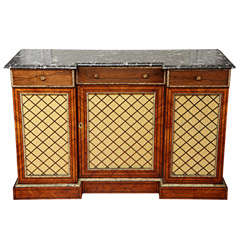 William IV antique rosewood credenza, English, c.1830