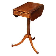 Antique Sheraton Inlaid Rosewood Pembroke Table, c.1790
