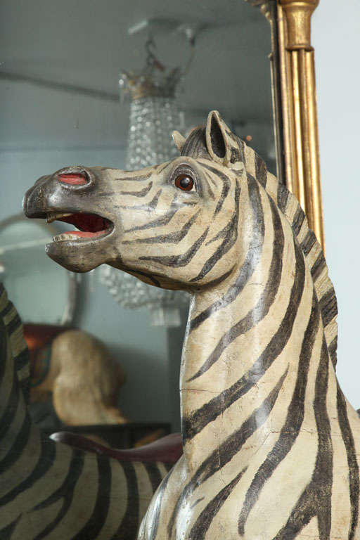 Exceptional Exotic Carousel Zebra by Karl Muller 5