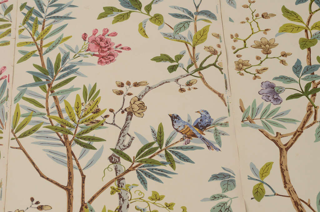 10 Rolls of Zuber Wallpaper by Ehmann/Zipelius at 1stdibs