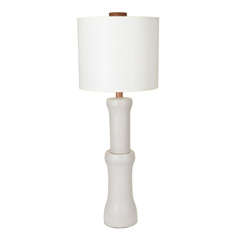 Gordon Martz Bone White Stacked Lamp