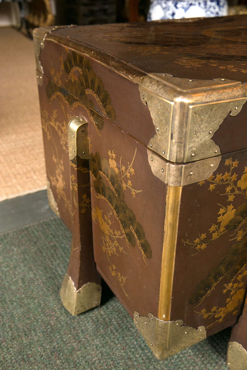 Japanese Lacquered Trunk 1