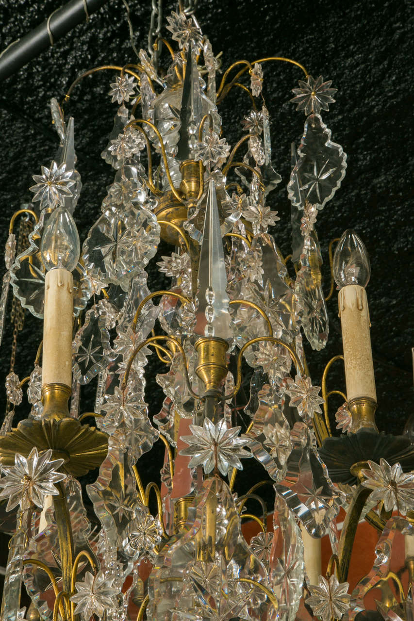 Pair of French Chandeliers 19th Century Louis XV Style 4