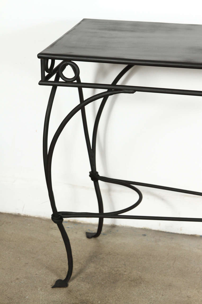 moroccan style console table