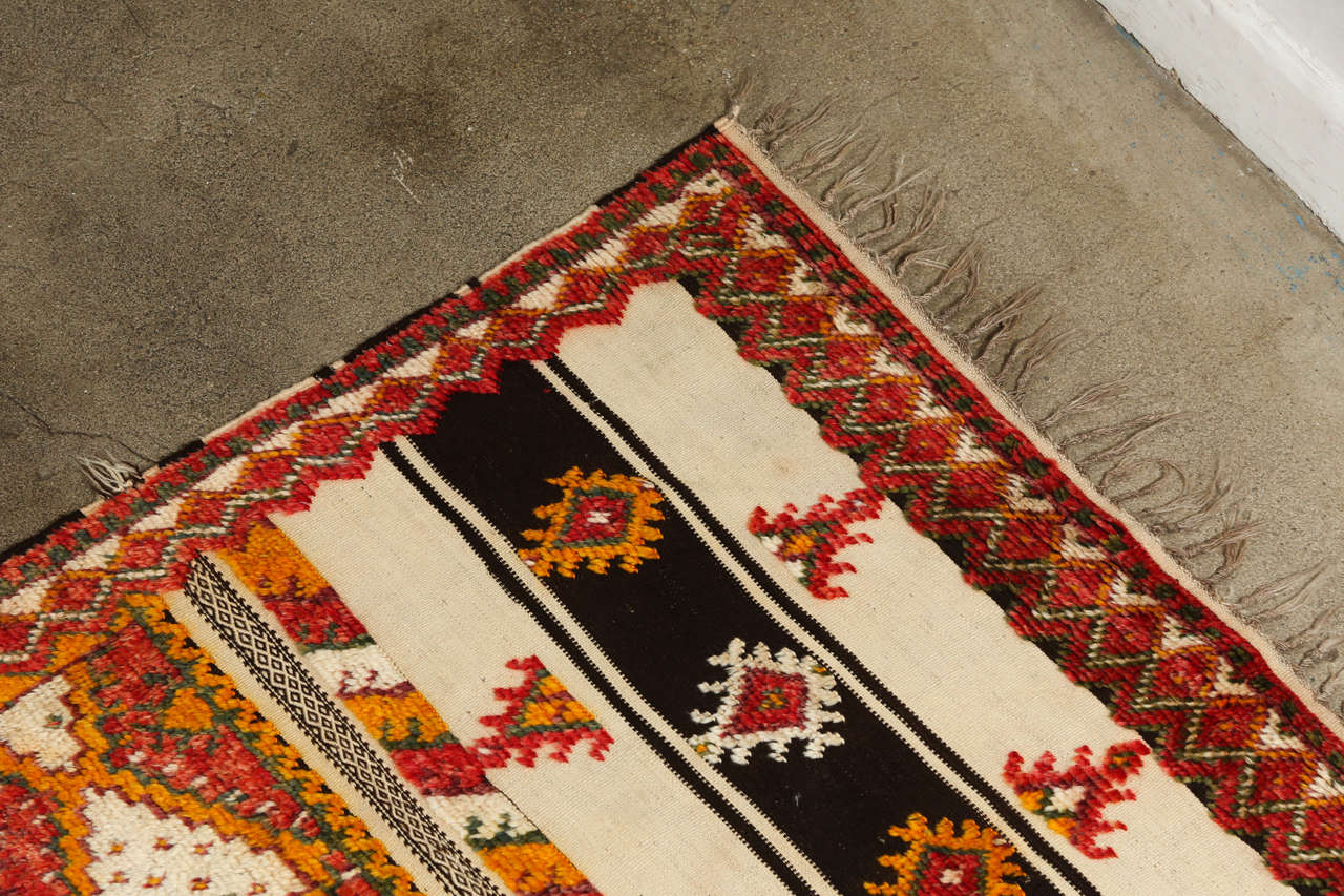 1960s Moroccan Vintage Authentic Rug For Sale 3