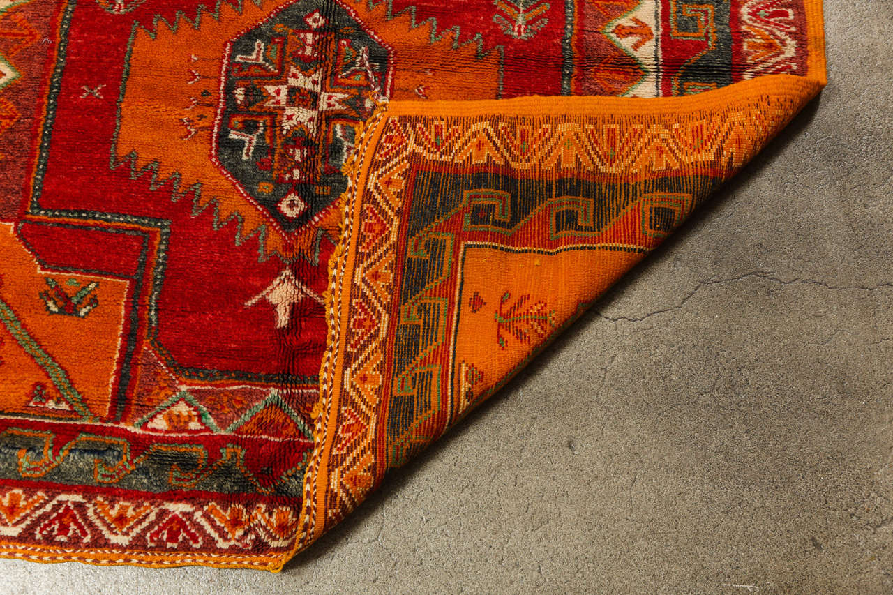 Moroccan Vintage Tribal Rug 3