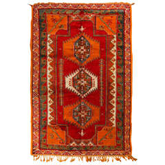 Moroccan Vintage Tribal Rug
