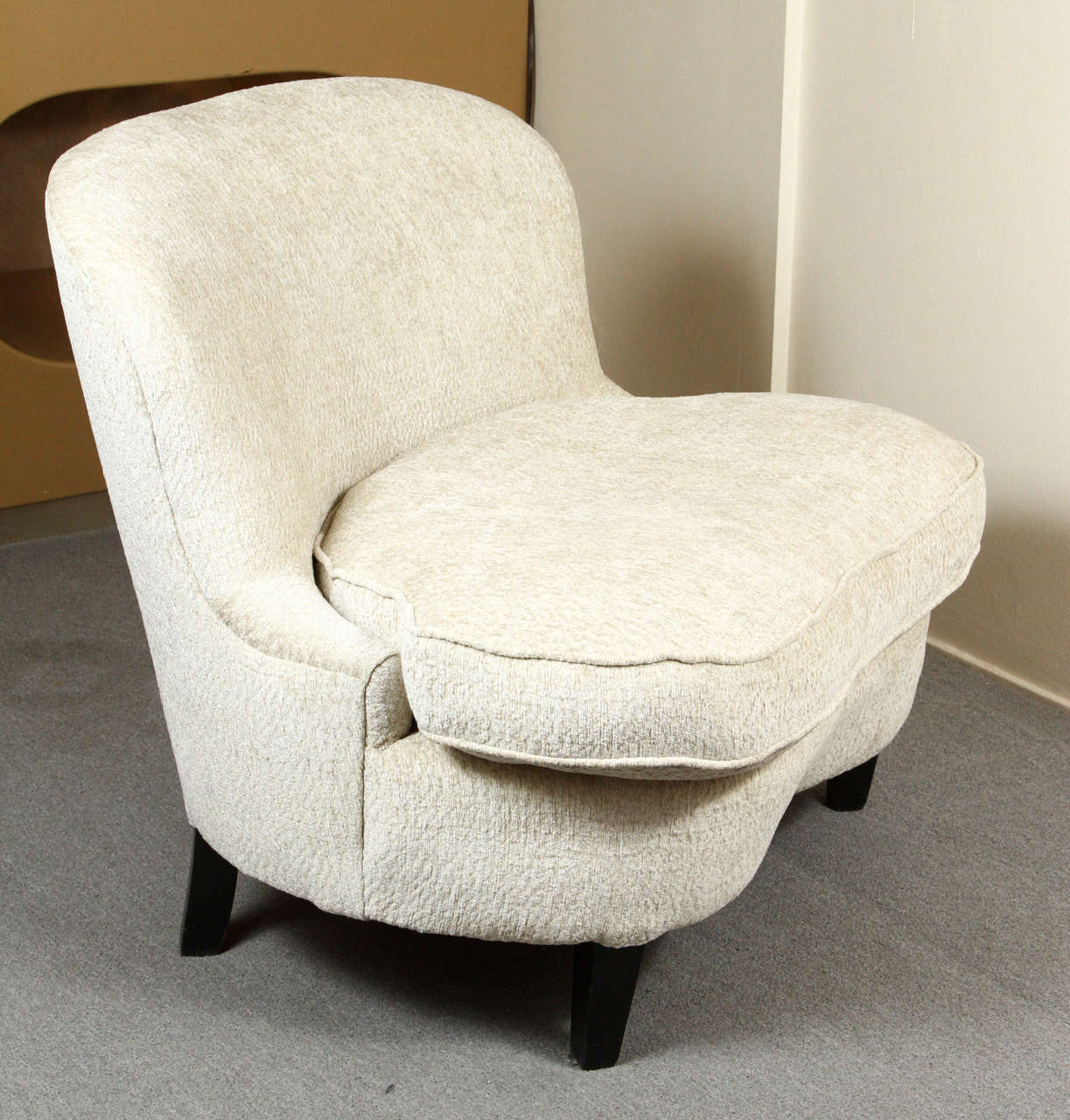 Glamorous Pair of Slipper Chairs 1