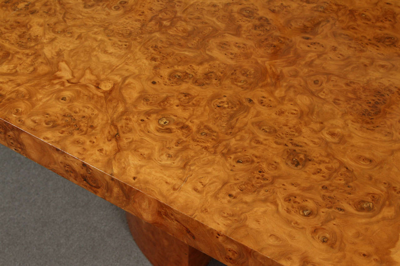 Magnificent Monumental Burl Wood Dining Table by Steve Chase In Excellent Condition In New York, NY