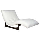 Adrian Pearsall for Craft Association Wave Form Chaise Lounge