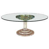Lucite Architectural Step Up Base Table 6 foot diameter