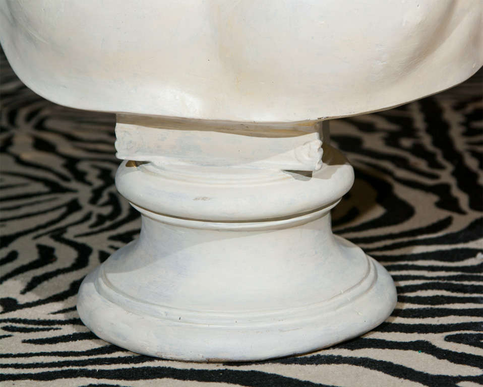 Plaster Hermes Head In Excellent Condition In Stamford, CT