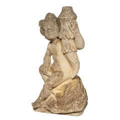 Cast Stone Putti Fountainhead 1