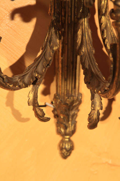 French Louis XVI Style Sconces In Excellent Condition For Sale In Kirkland, WA