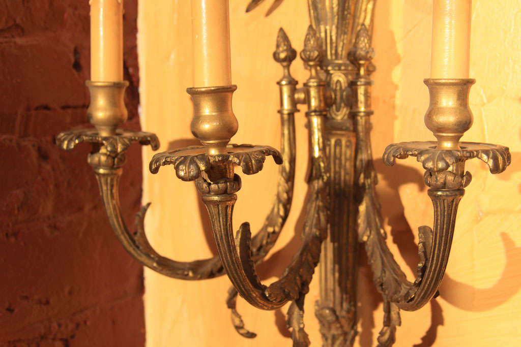 French Louis XVI Style Sconces For Sale 2