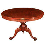 Antique English Mahogany Center Table