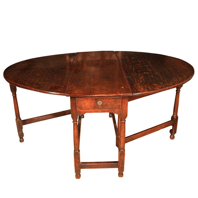 Antique Pine Gateleg Table 4 For Sale on 1stDibs