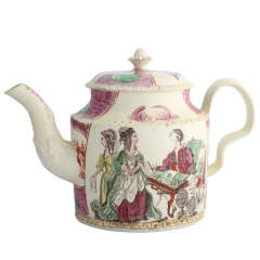 Antique William Greatbatch "Fortune Teller" Teapot