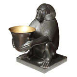 French  Deco  "Baboon" Lamp