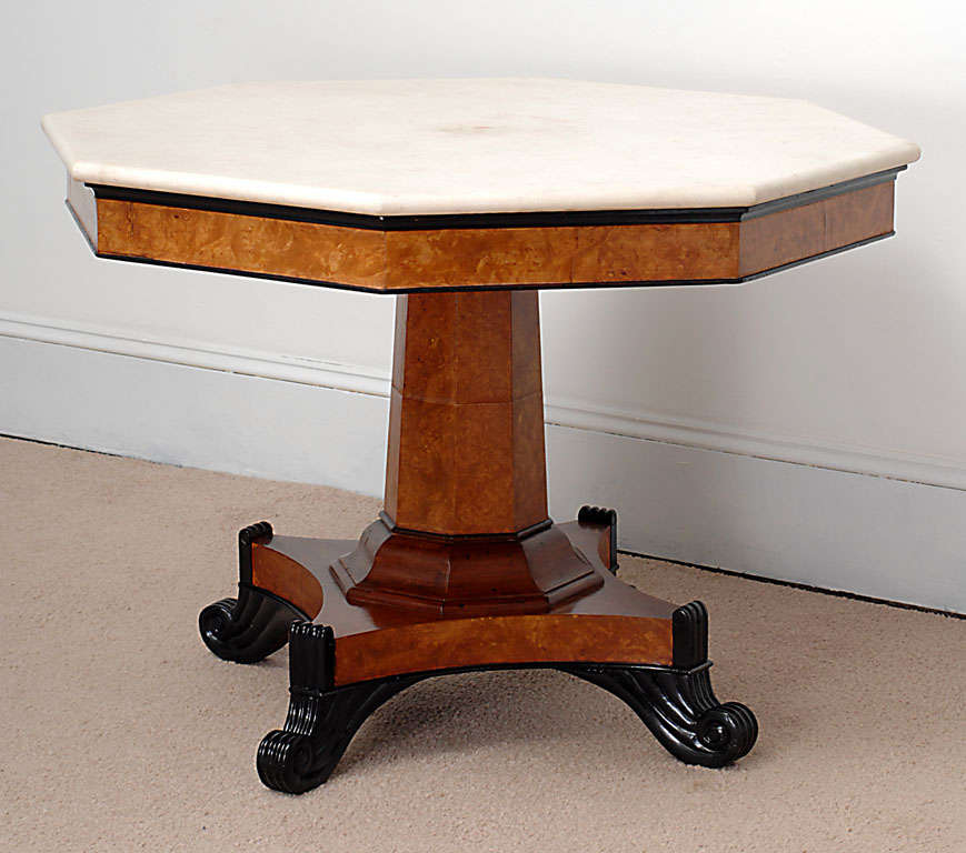 Regency Octagonal Center Table