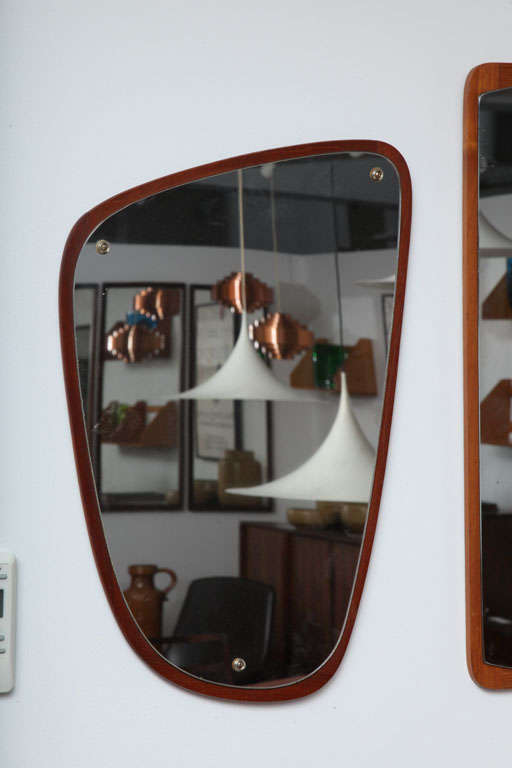 Teak Danish Vintage Mirrors